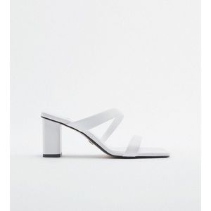 Zara leather strappy sandal size 8